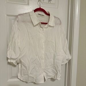 English Factory White Button Down Shirt